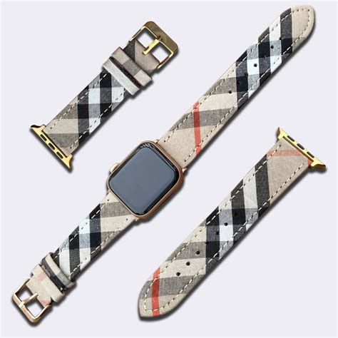 burberry womens watch leather strap replacement|Burberry apple watch band 44mm.